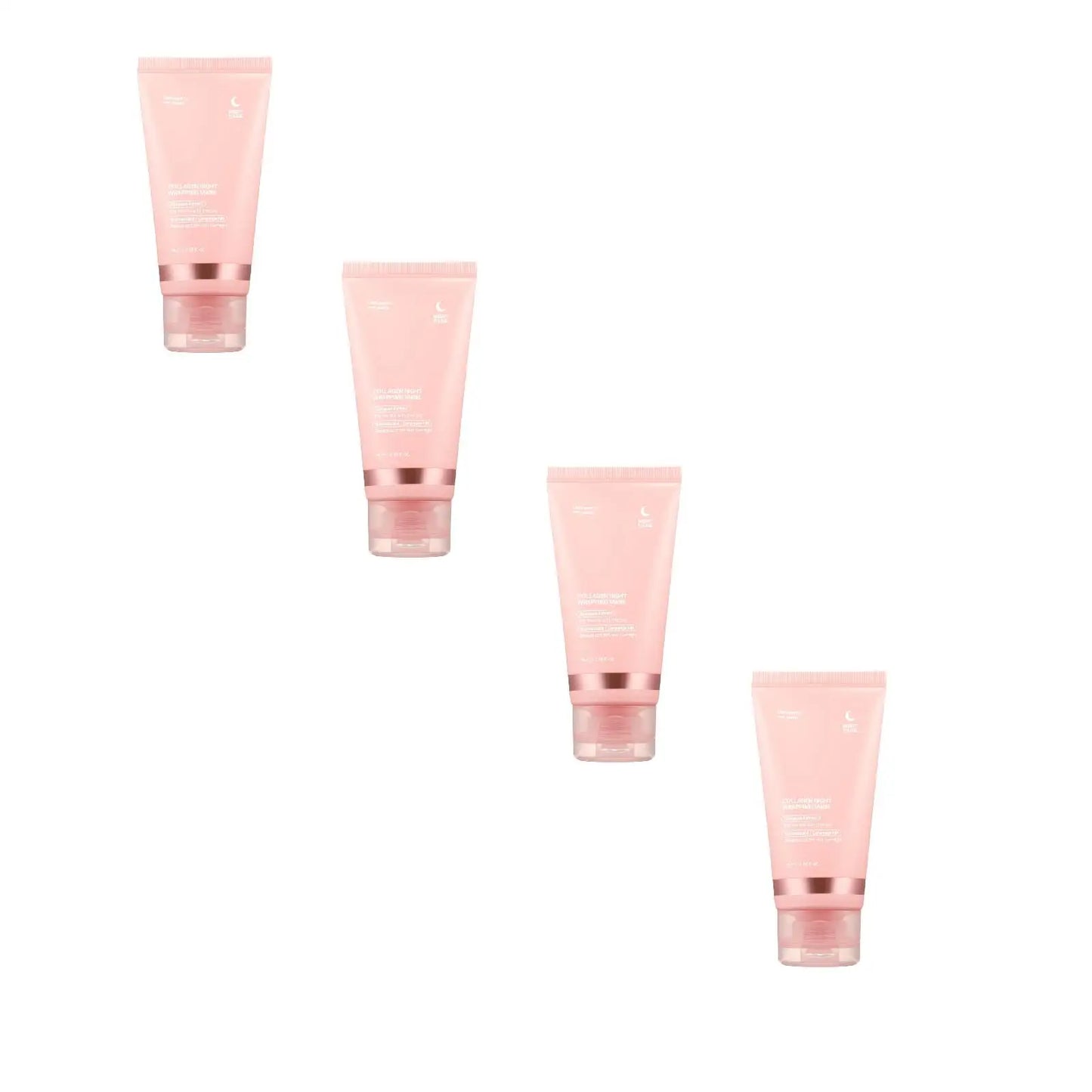 (1/4 PC)Medicube Collagen Overnight Wrapping Peel Off Facial Mask Pack - Elasticity & Hydration Care, Reduces Sagging & Dullness