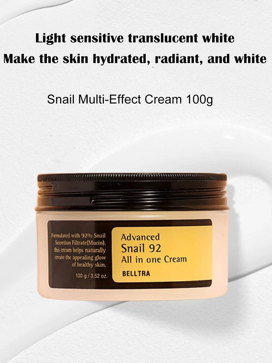 Advanced Snail Mucin 92% Snail Anti-aging Repair Cream Skin Barrier Improvement Nourishing Cream Korean Skin Care Facial Cream